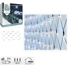 LED světélka síťka s 320 LED diodami, studená bílá, vhodná pro venkovní a vnitřní použití.