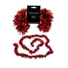 Červená girlanda dlouhá 3m.