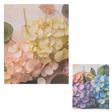 Dárková taška s motivem hortenzie.