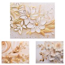 Dárková taška s květinovým vzorem.