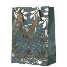 Vánoční papírová taška s dekorativním vzorem