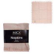 Ubrousky Villia béžové, 4 kusy, 40x40 cm