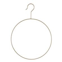 Kovový kruh s háčikem 28x38 cm