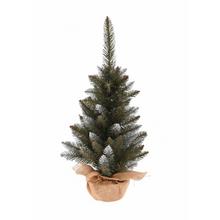 Vánoční stromeček se zatíženým bílým koncem, výška 70 cm.