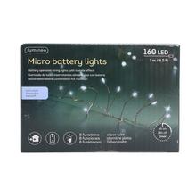 LED světla na baterie s třpytivým efektem.