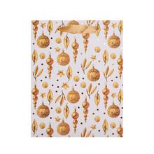 Vánoční taška Golden Glow s ozdobami