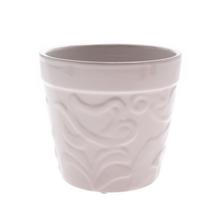 Bílý obal s válcem na květiny