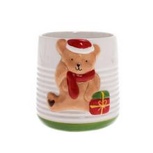 Obal s postavičkou medvídka vánoční