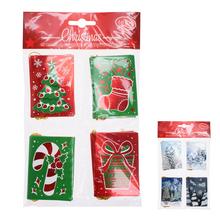 Sada štítků na dárky s vánočními motivy.