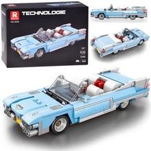 Technické bloky BLUE CONVERTIBLE classic American 308-dílná stavebnice.