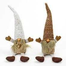 Vánoční skřítek sedící mix 2, 50 cm